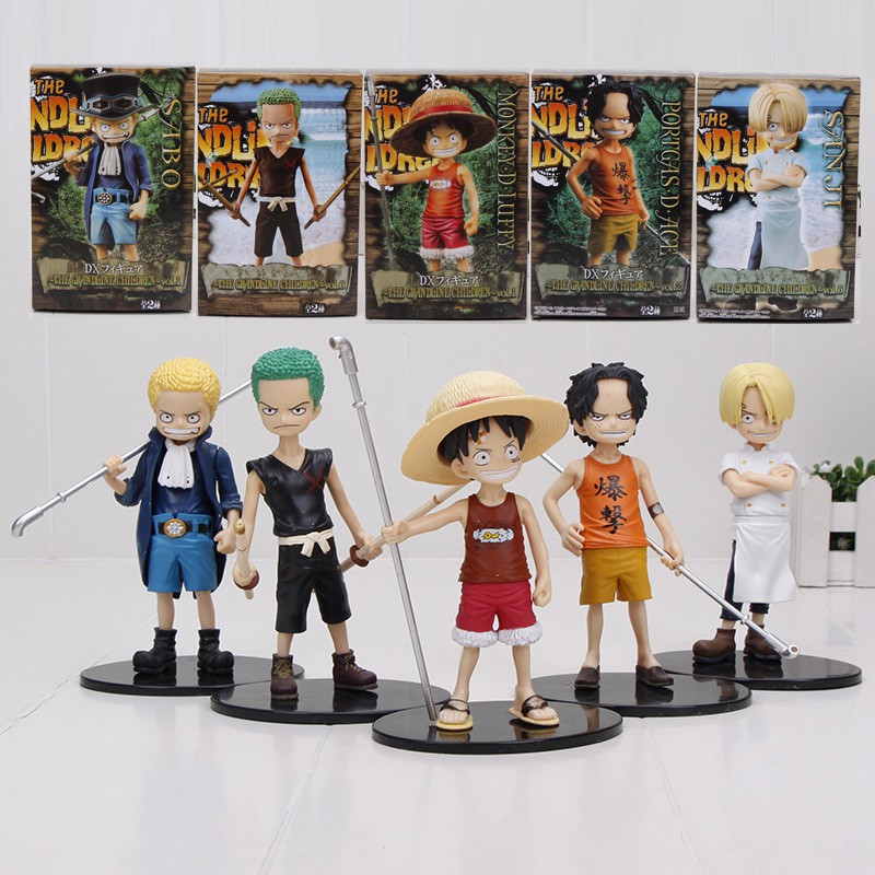 one piece luffy ace sabo figure