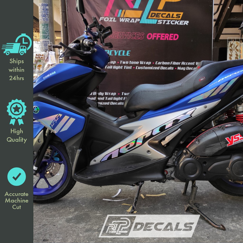 AEROX V1 LOGO ESPADA STICKER CUTOUT (2pcs or PAIR) Shopee Philippines