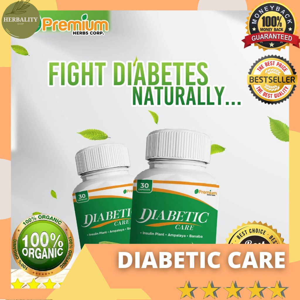 Diabetic Care Supplement (30 Capsules) with Insulin Plant