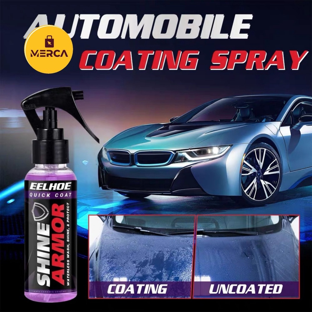 MERCA 120ml Shine Armor Quick Coat Eelhoe Automobile Nano Coating Spray