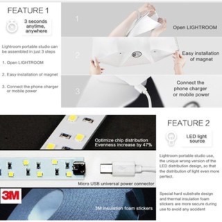 （In stock） fast shipping 20cm 30cm 40cm Studio pictorial product light box foldable portable in a ba #4