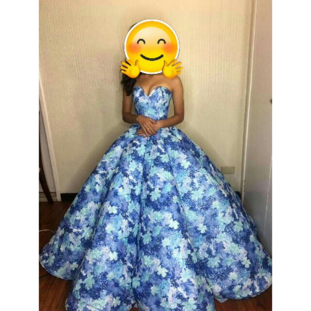 debut gowns royal blue