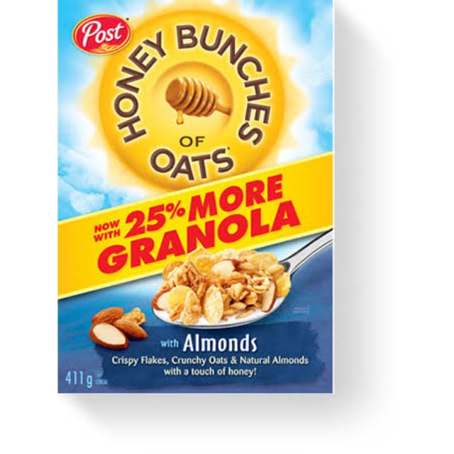 Honey Bunches of Oats with Almonds Cereal 411gr Shopee Philippines