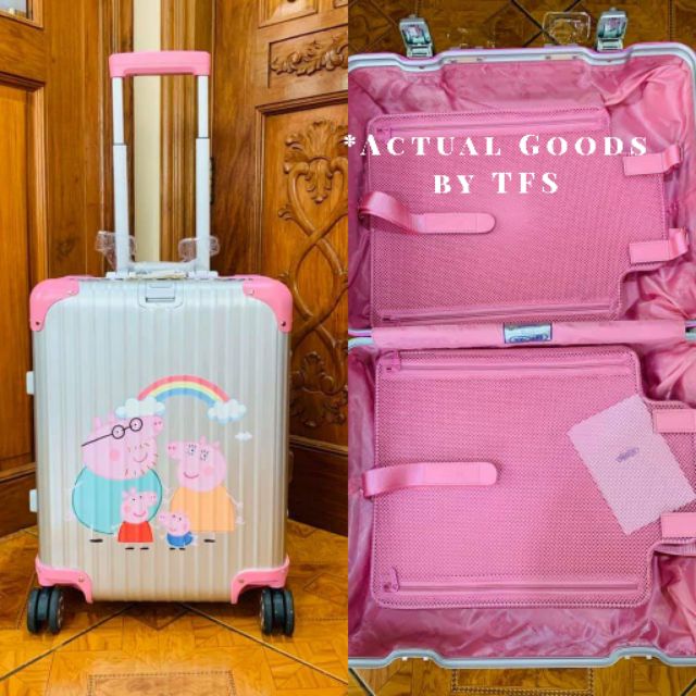 peppa pig rolling suitcase