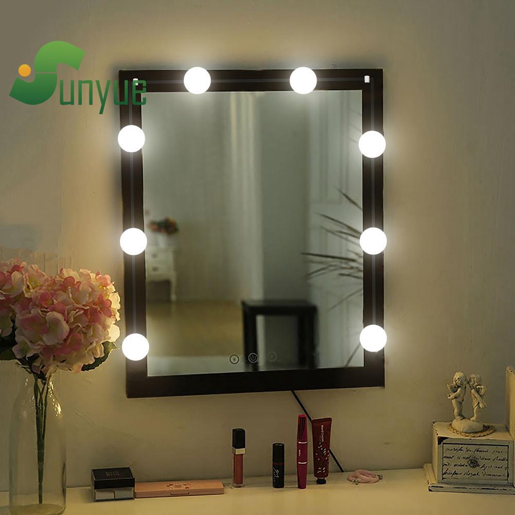 light bulb mirror dressing table