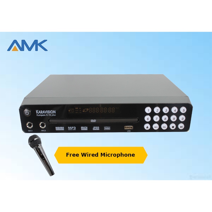 Karavision Kumpare K16 PLUS DVD Karaoke Player w/ mic Shopee Philippines