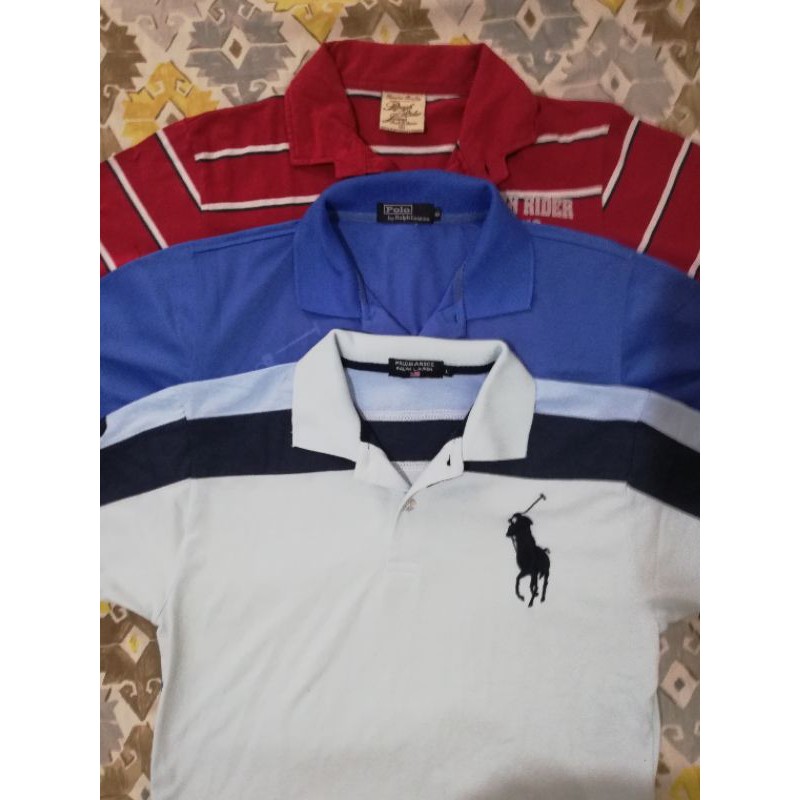 bundle of ralph lauren polo shirts