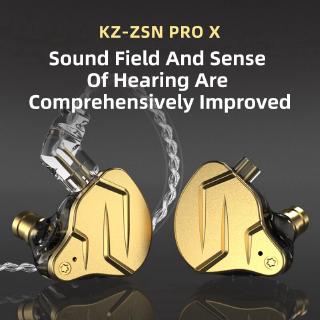 KZ ZSN Pro X In Ear Earphones Hybrid technology 1BA+1DD HIFI Bass Metal