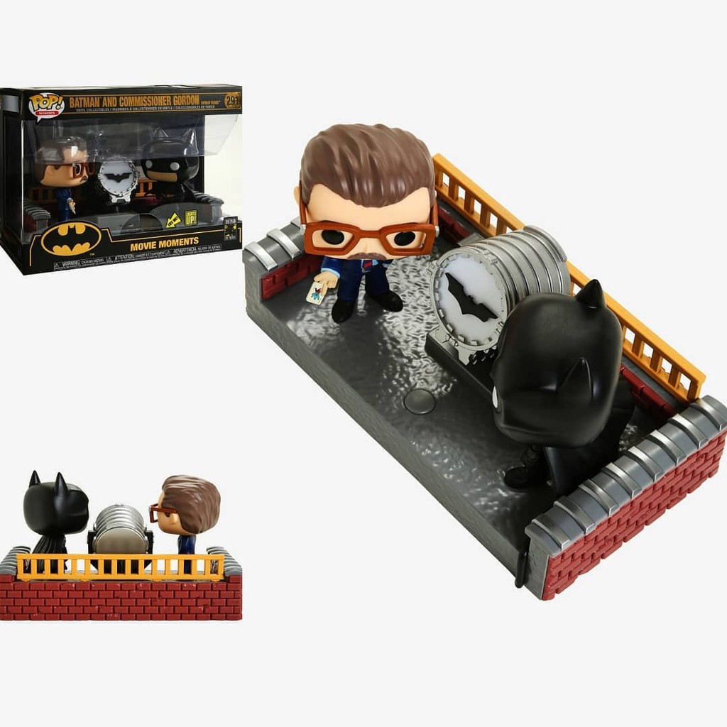 batman and commissioner gordon funko pop