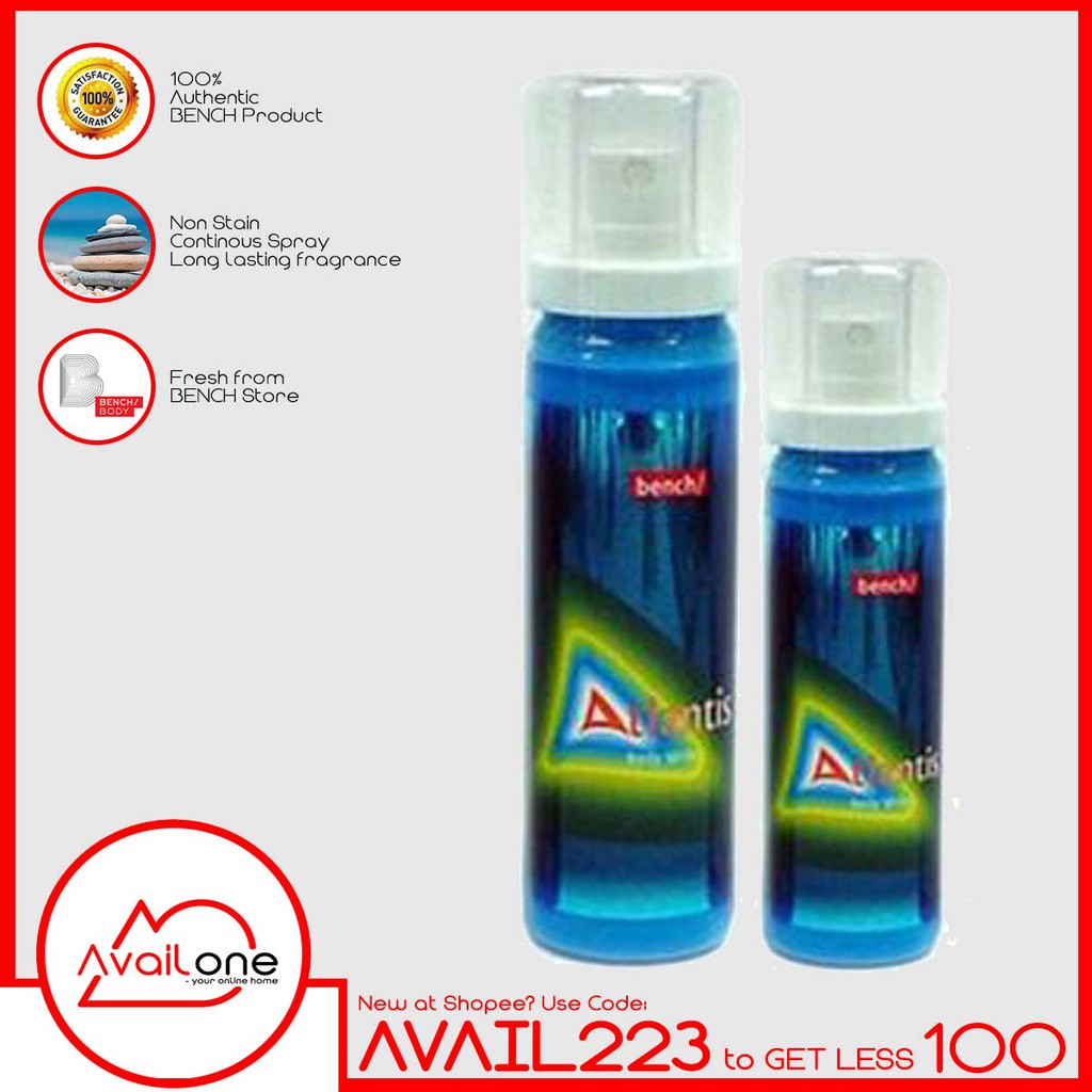 Bench Atlantis Body Spray 100ml Shopee Philippines