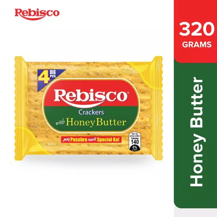 REBISCO CRACKERS WITH HONEY BUTTER (10s x 32g) Shopee Philippines