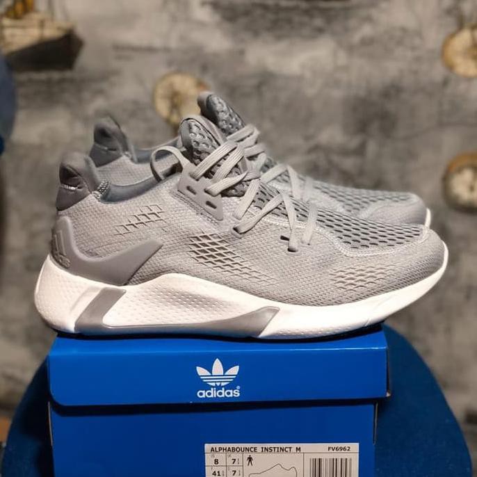 Adidas Alphabounce Instinct M Gray Sneakers For Premium Original | Shopee Philippines
