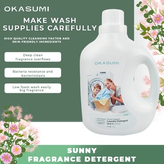Okasumi 2kg*1 Washing liquid laundry Detergent 5 in1 Perfume Antibacterial detergent Deep cleaning