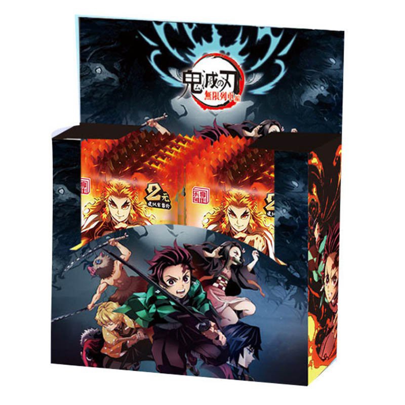 Demon Slayer Card TCG Game Cards Kimetsu No Yaiba Table Playing Toys