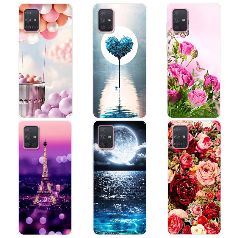 Samsung Galaxy A71 Printed Case Cartoon Back Cover For Samsung A71 Soft