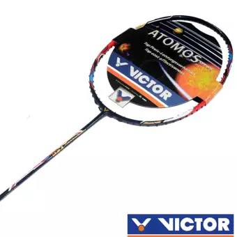 Victor Badminton racket Hypernano x800 strung with overgrip x800 badminton bat