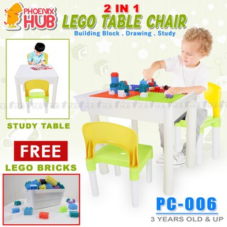 lego table and chairs set