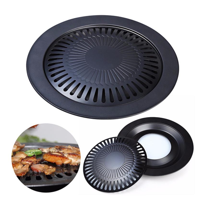 GP16 Round Korean BBQ Grill Plate Barbecue Grill pan Shopee Philippines