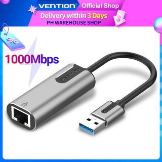Vention Usb 3.0 C To Gigabit Ethernet Adapter Rj45 Network Card 10 100 1000mbps Lan Convertor