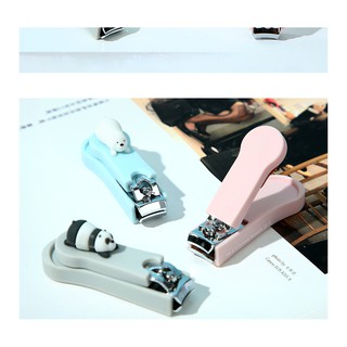 Miniso We Bare Bears Manicure Set Nail Clippers Manicure Kit Nail ...