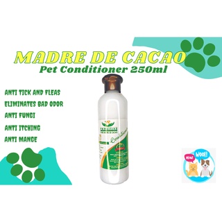 Madre De Cacao Pure Pet Conditioner 250ml for Dog and Cat anti tick and flea