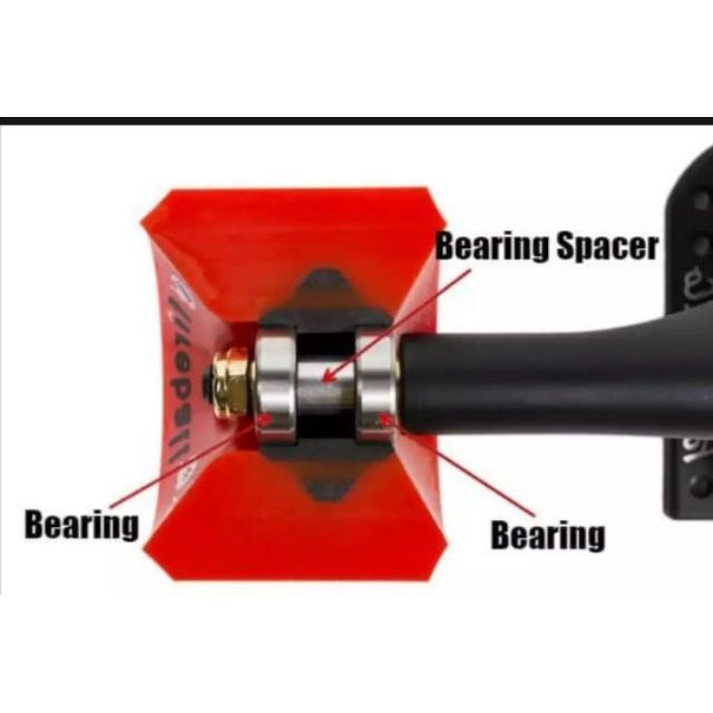 skateboard wheel bearing spacers