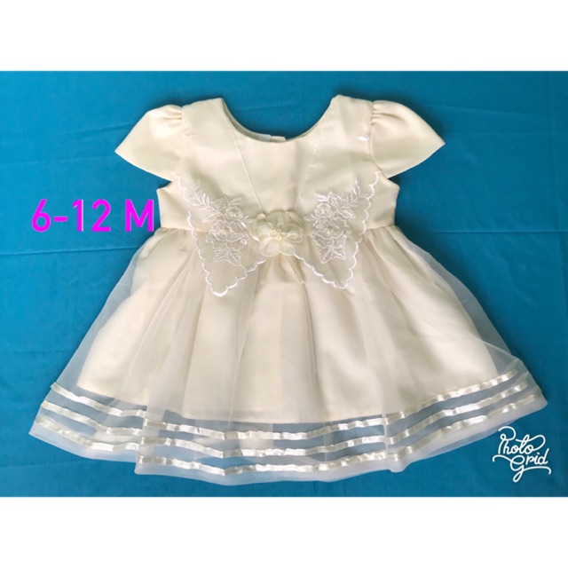 12 month white dress