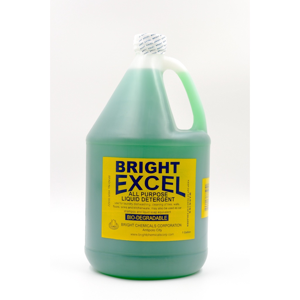 Bright Excel All Purpose Liquid Detergent (1 Gallon) Shopee Philippines