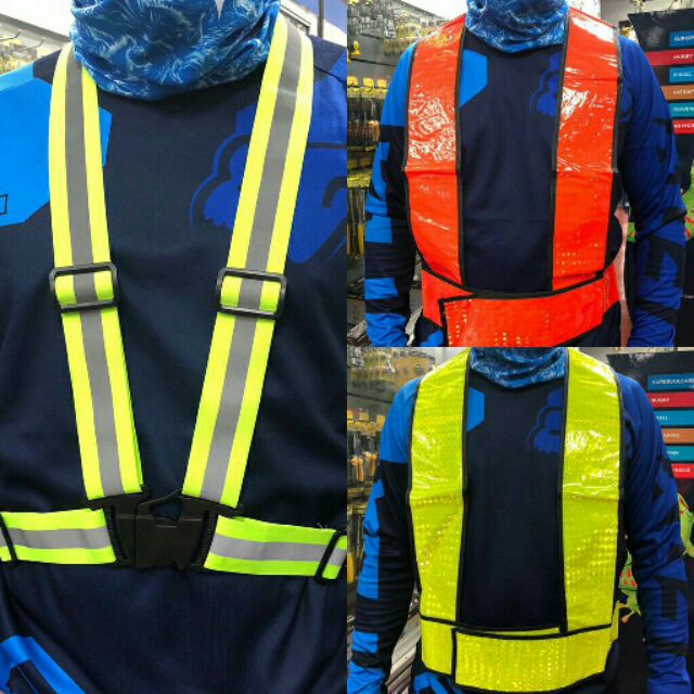 REFLECTORIZED SAFETY STRAP VEST Shopee Philippines