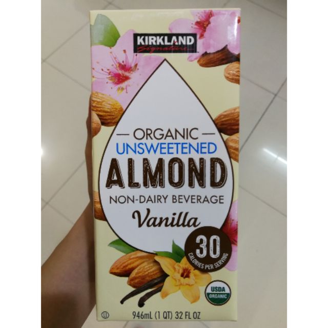 Kirkland Unsweetened Vanilla Almond Milk Nutrition Facts Blog Dandk