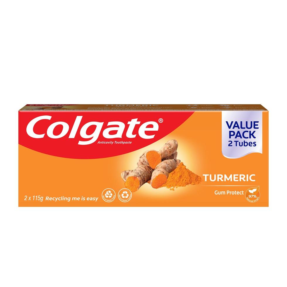 Colgate Toothpaste Turmeric Gum Protect 2 X 115g Shopee Philippines