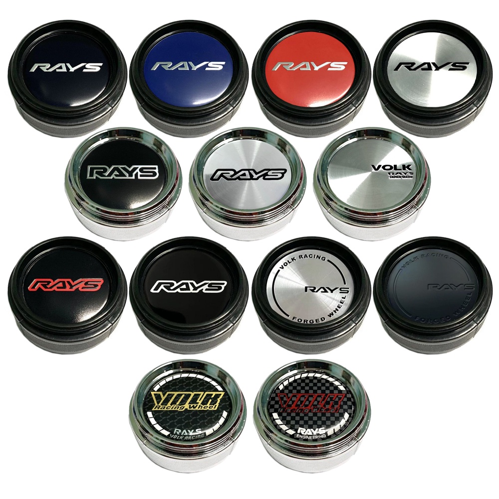 4pcs 60mm Car sport rim wheel cap VOLK RACING RAYS Volk Racing Rays ...