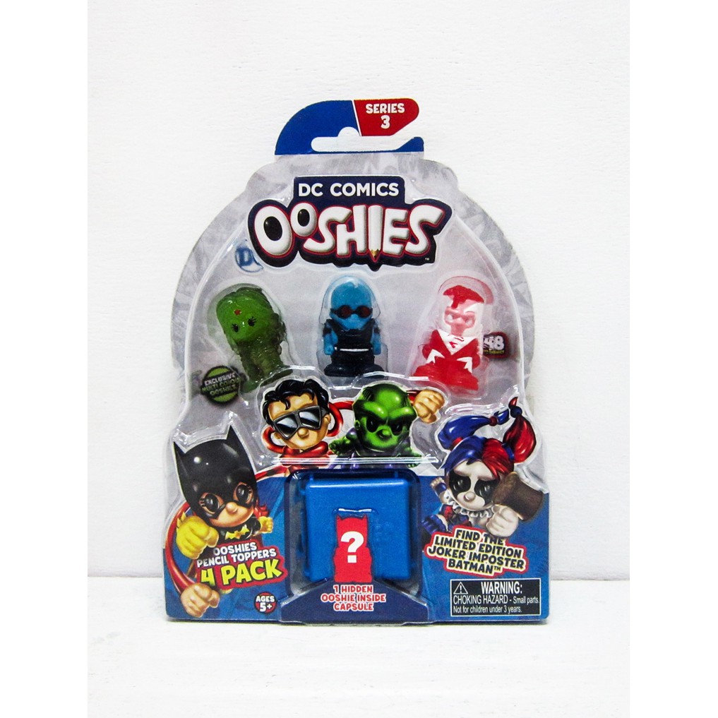Ooshies Pencil Toppers Series 3 Dc Comics 4 Pack Sni Shopee Philippines