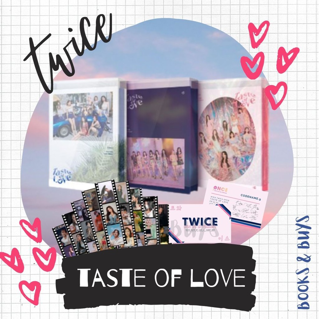 Pre Order Cod Twice Taste Of Love Album Sealed Unsealed Withdrama Pob Benefit Poster Shopee Philippines