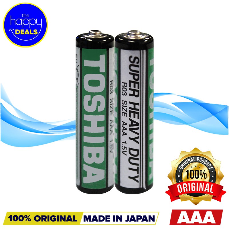 Toshiba Super Heavy Duty R03UG AAA Batteries Pack of 2 Shopee Philippines