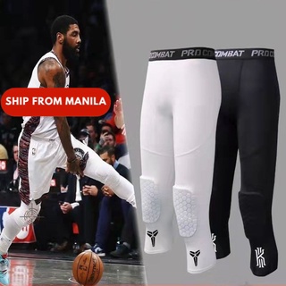 men's basketball padded compression pants