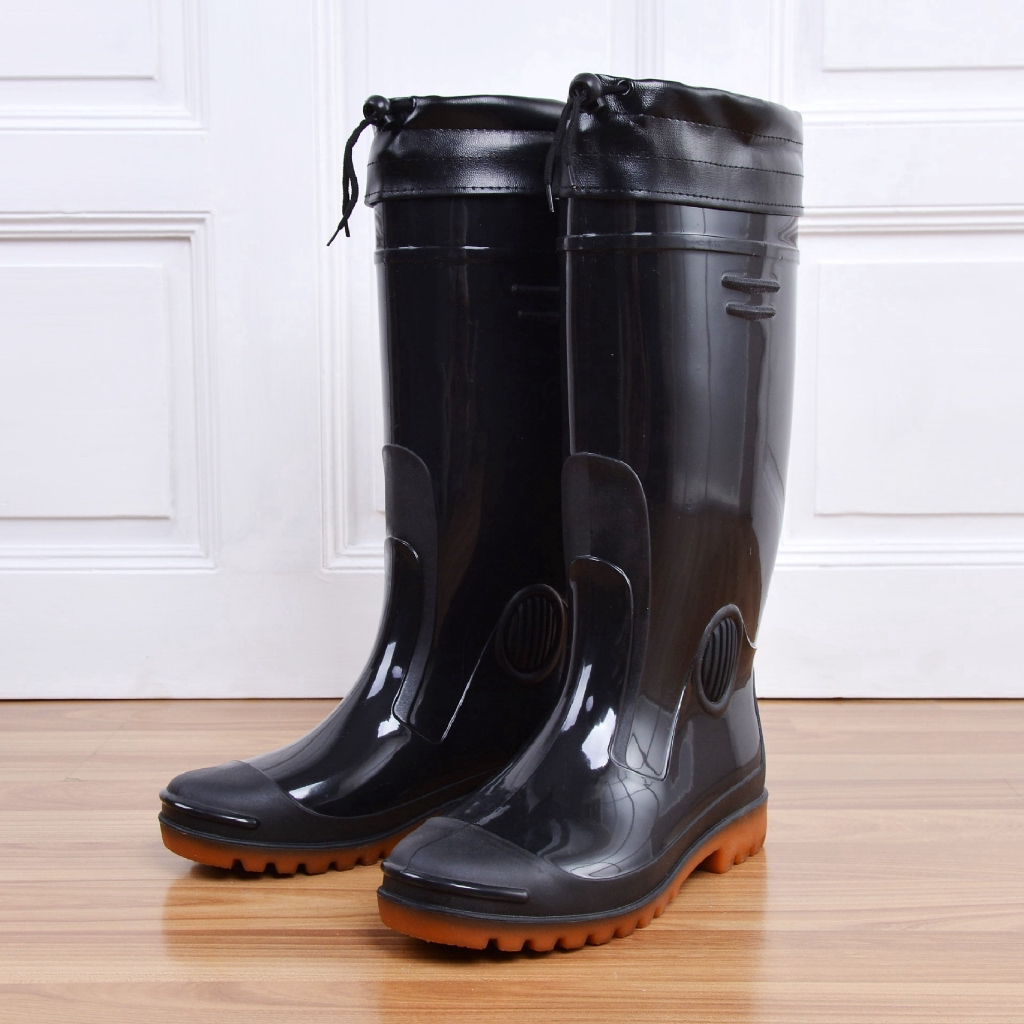 high heel rubber rain boots