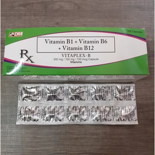 VITAPLEX-B Vitamin b1+b6+b12 300mg Capsule 30Tablets +20