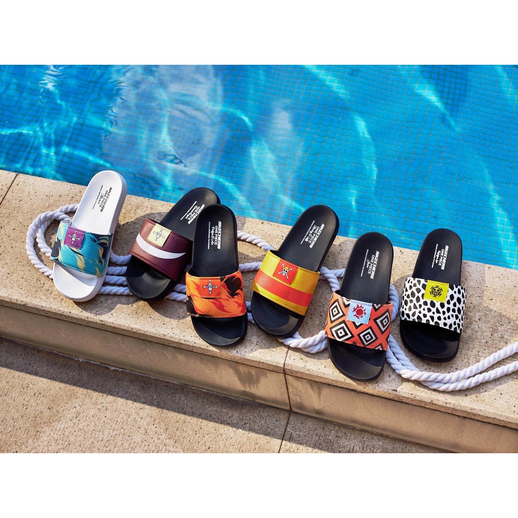 Skechers X One Piece Slides Sandals 