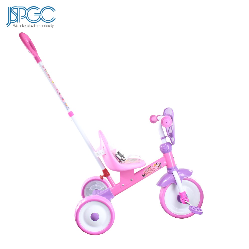 minnie mouse trike with parent handle