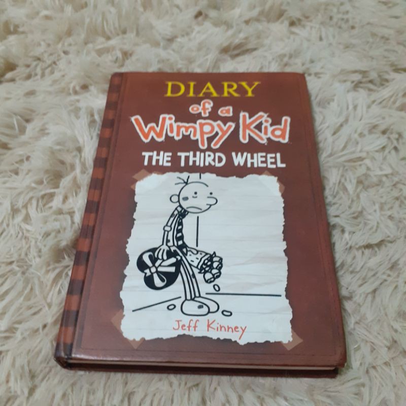 Hardbound Diary of a Wimpy Kid Book 7 The Third Wheel | Shopee Philippines