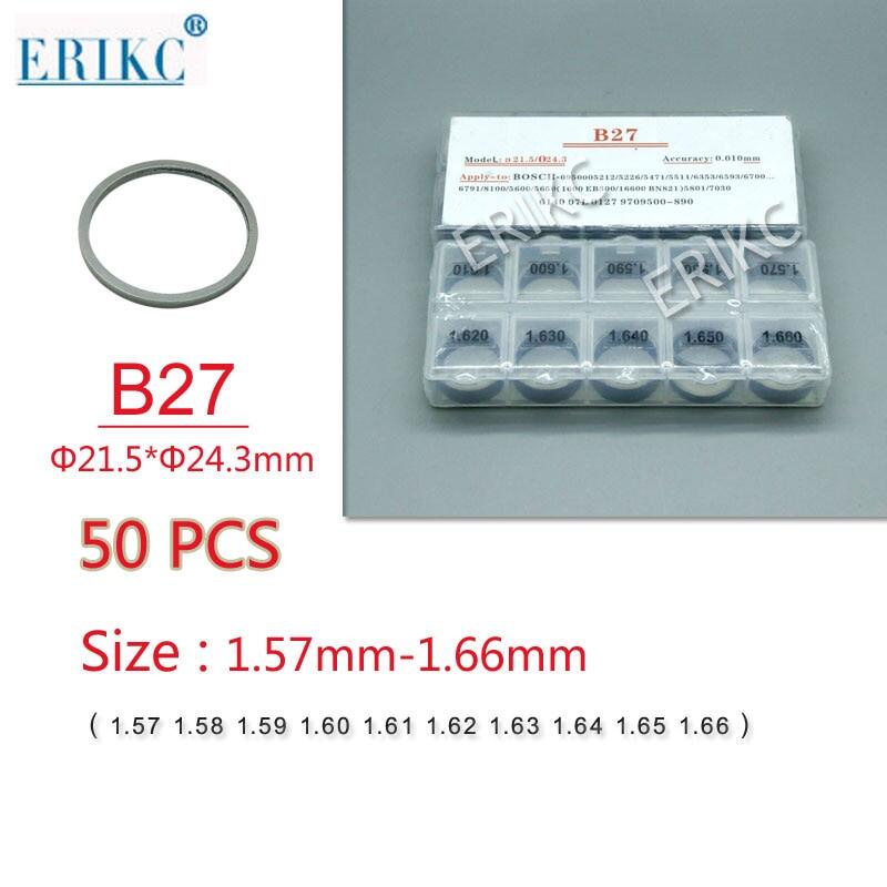 Adjusting Shim B27 Auto Engine Injector Repair Shims 50pcs Diesel