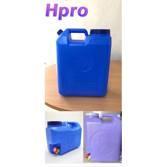 Hpro gallons water gallon water dispenser slim container with faucet 20liter Shopee Philippines