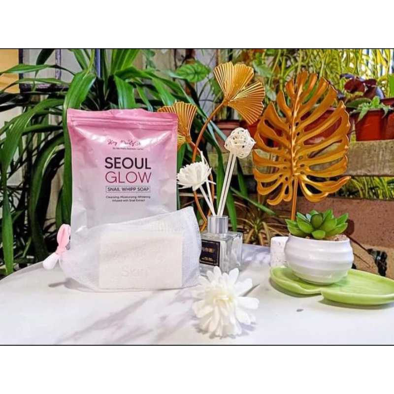 hey pretty skin snail whipp soap