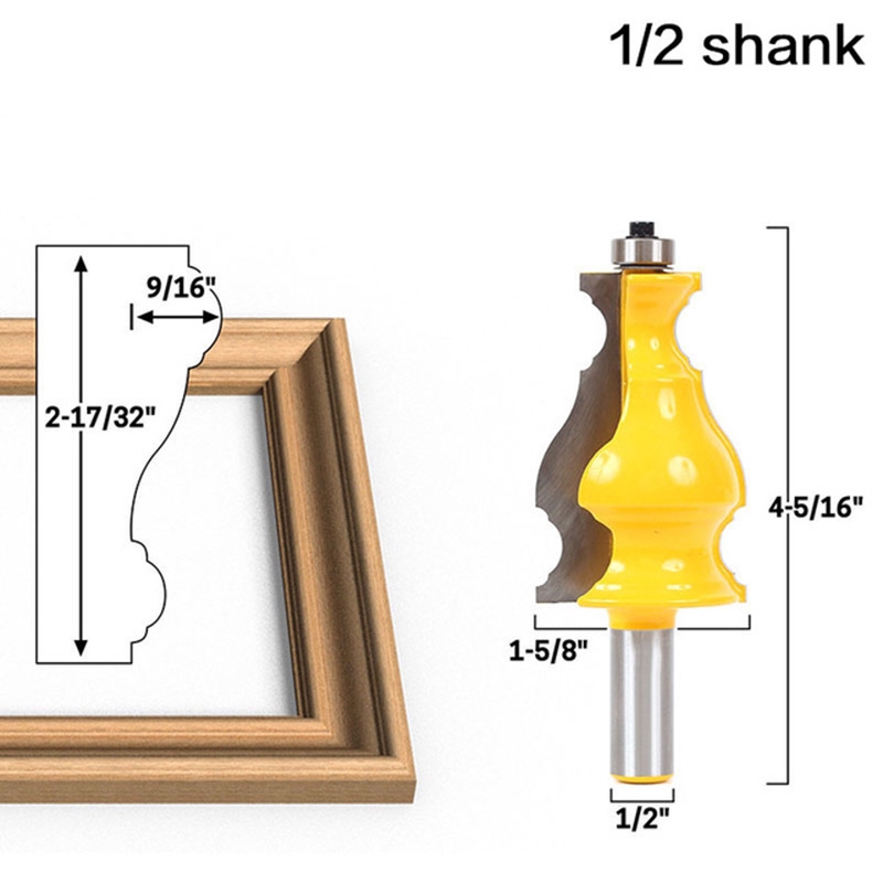 Mitered Router Bit Door Drawer Molding 1 2 Shank Frame