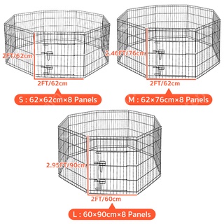PetStern Playpen For Dogs Foldable Pet Dog Fence Indoor Barrier 2Ft 6/8 Panels Free Deformation DIY #8