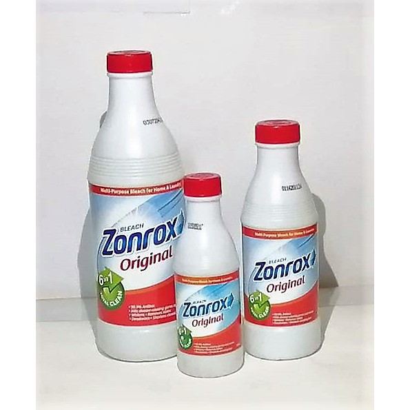 Zonrox Original Bleach 1liter 5ooml 250ml And 100ml Shopee Philippines