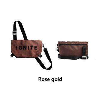 rose gold sports bag