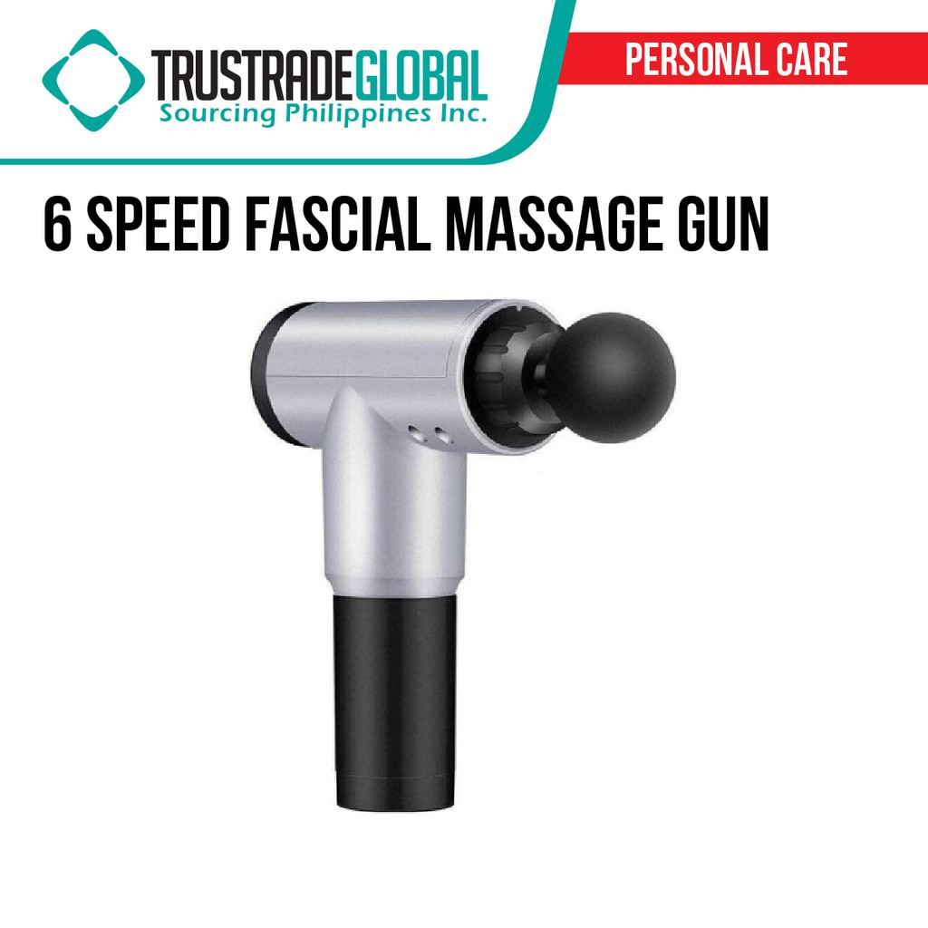 6 Speed Fascial Massage Gun / Therapy Gun / Portable Massager Shopee