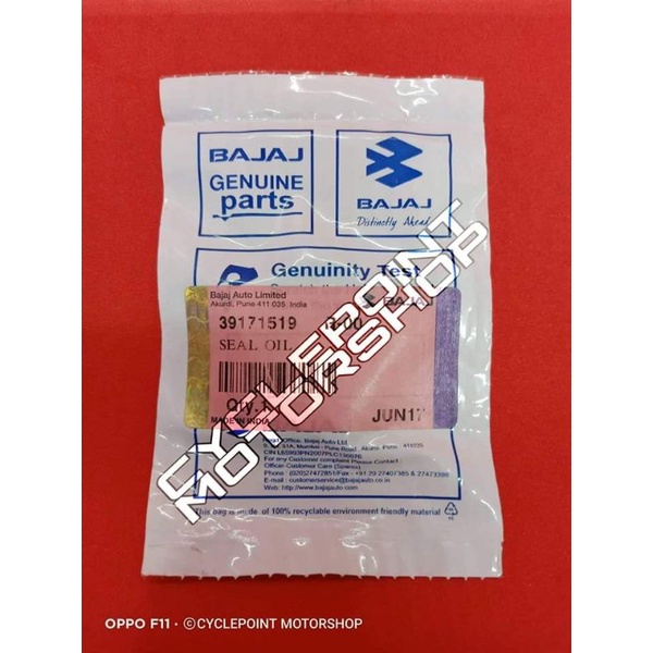 Bajaj Genuine Engine Sprocket Oil Seal for CT150 Shopee Philippines